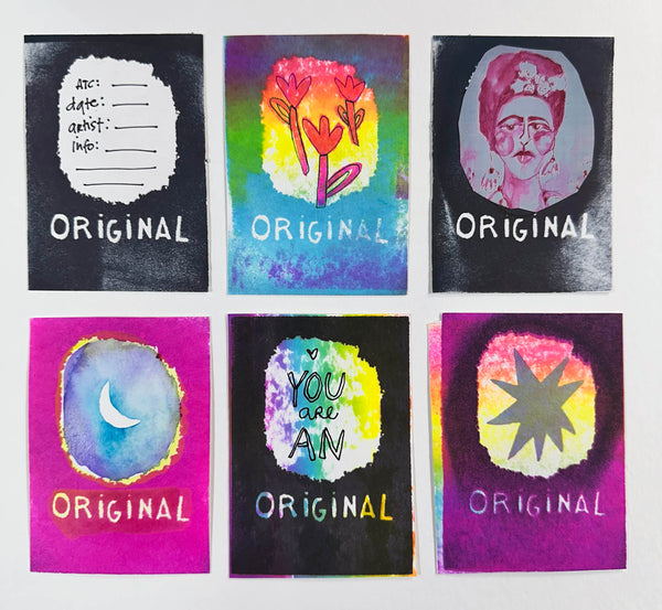 July 2024 Original ATC Maker ArtFoamie by Kae Pea