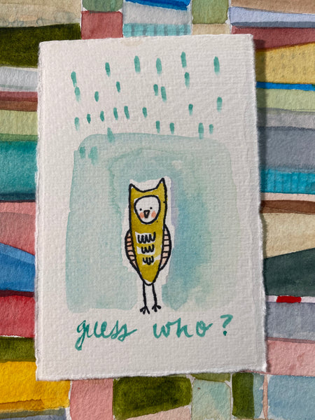 Owl Dressed Up -June 2022 Stamp of the Month