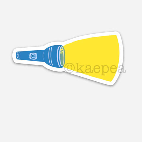 Flashlight Sticker