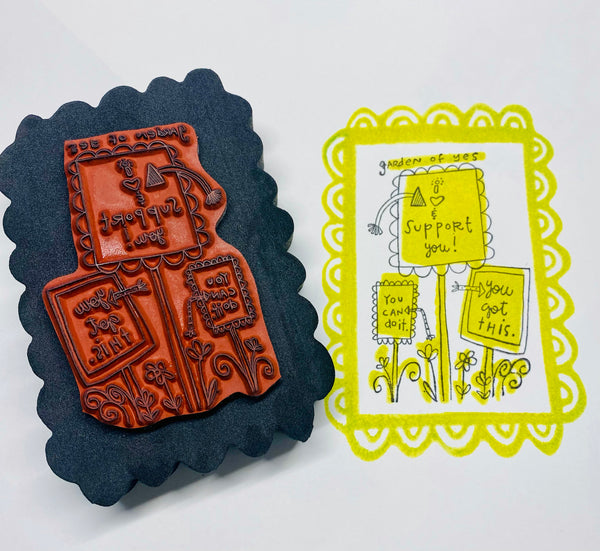 Garden of Yes | April 2022 Stamp of the Month