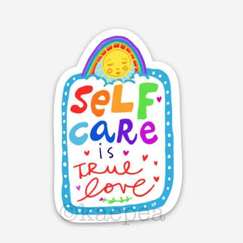 Self Care Sticker
