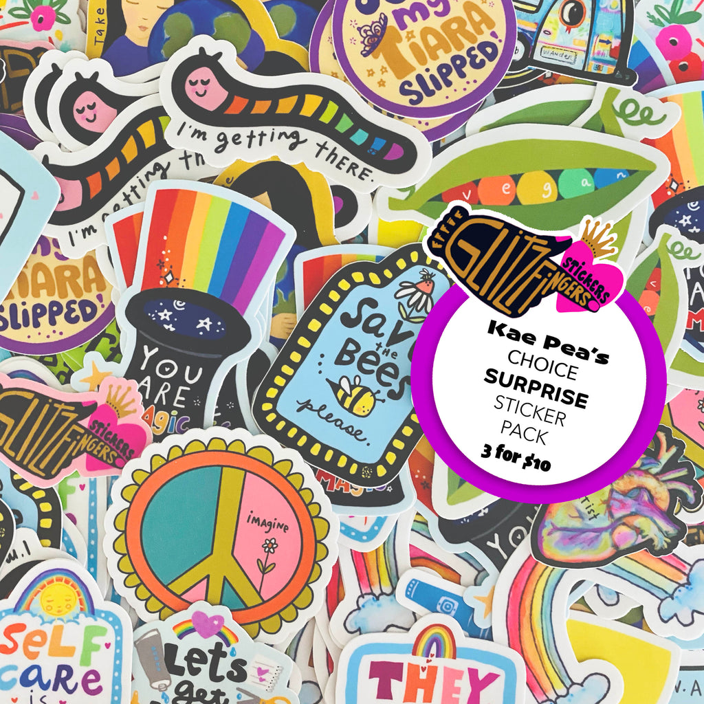 Mystery 3 Pack Stickers