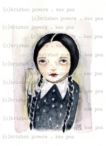 Wednesday & Thing Print