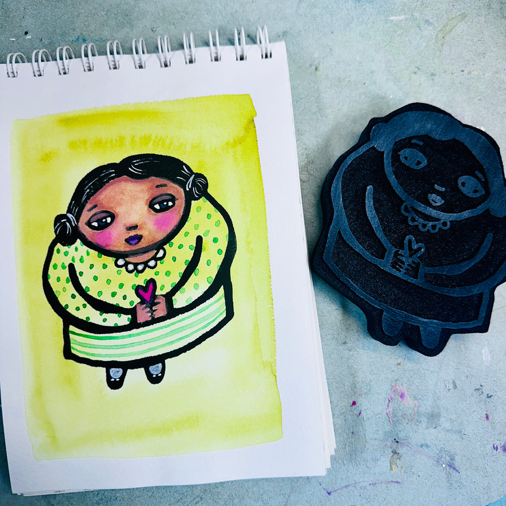 2025 December  Girly with heart ArtFoamie by Kae Pea