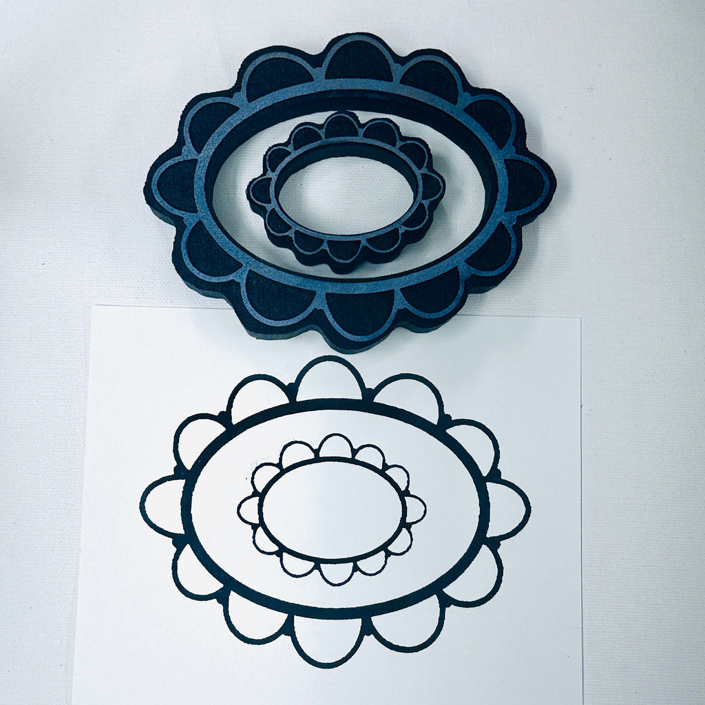 2025 Sept Double Daisies Frame | ArtFoamie by Kae Pea
