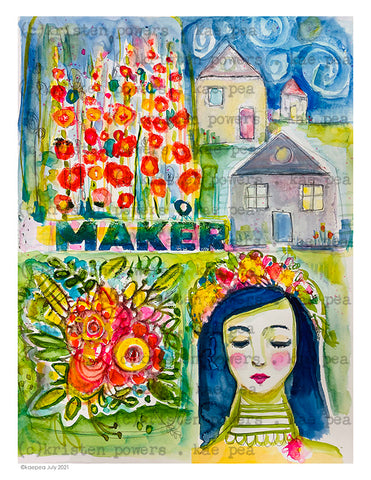 Maker | Print, Collage & Create Paper by Kae Pea