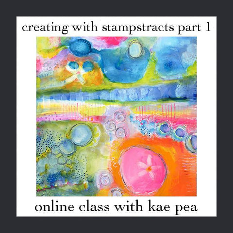 Online Workshop | Stampstraction | w/Kae Pea